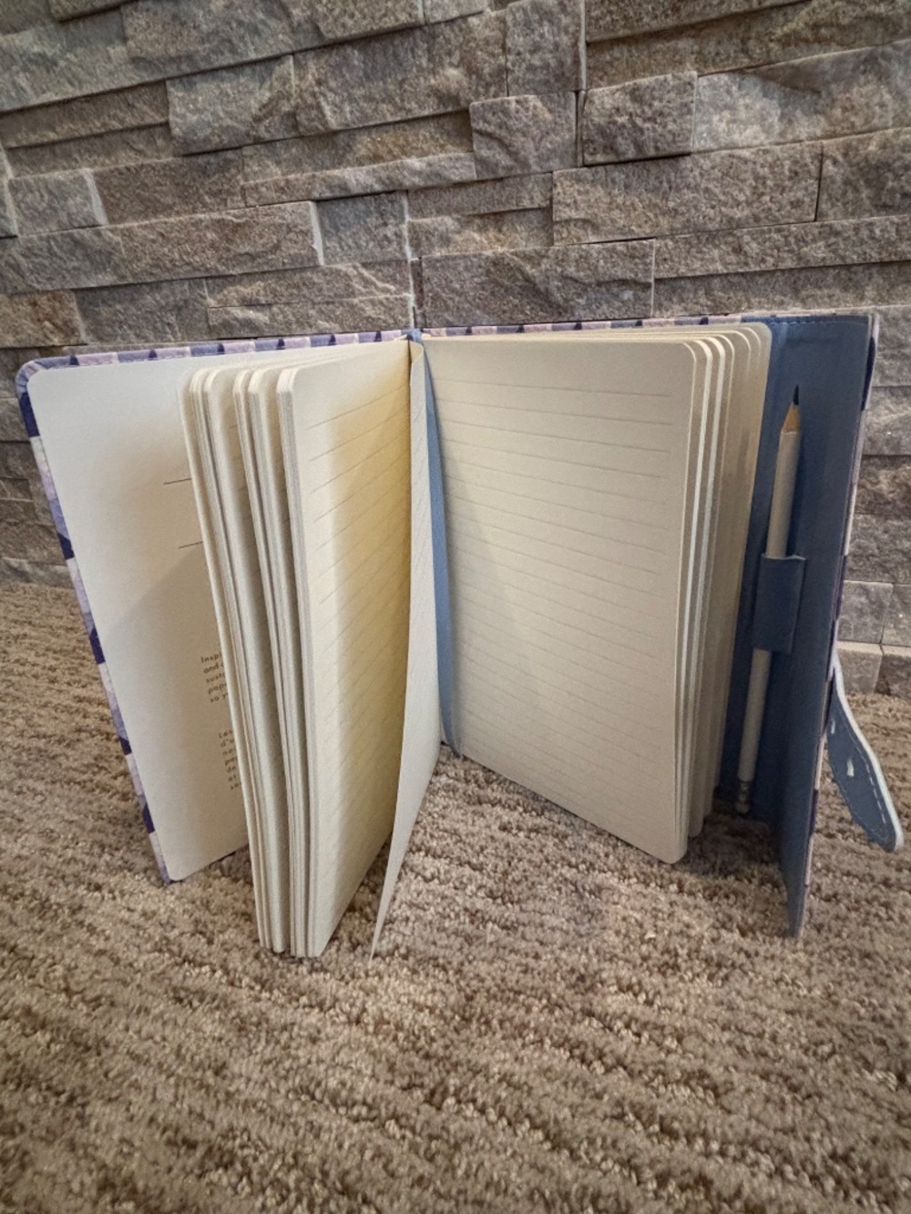 nota Purple Check Pattern Matching Notebooks & Pen Set - Picture 8 of 12